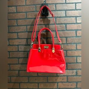 Red Patent Leather Handbag